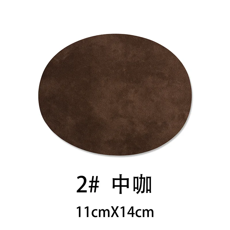 Wholesale 25 Colors High End Imitation Deer Skin Velvet Elbow and Knee Repair Patches Iron on Embroidered Patches for Garments