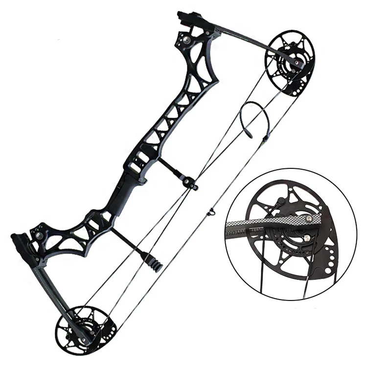 Wholesale M128 Compound Pulley Bow and Arrow Outdoor Archery Equipment 40-70 Pounds Adjustment Compound Bow