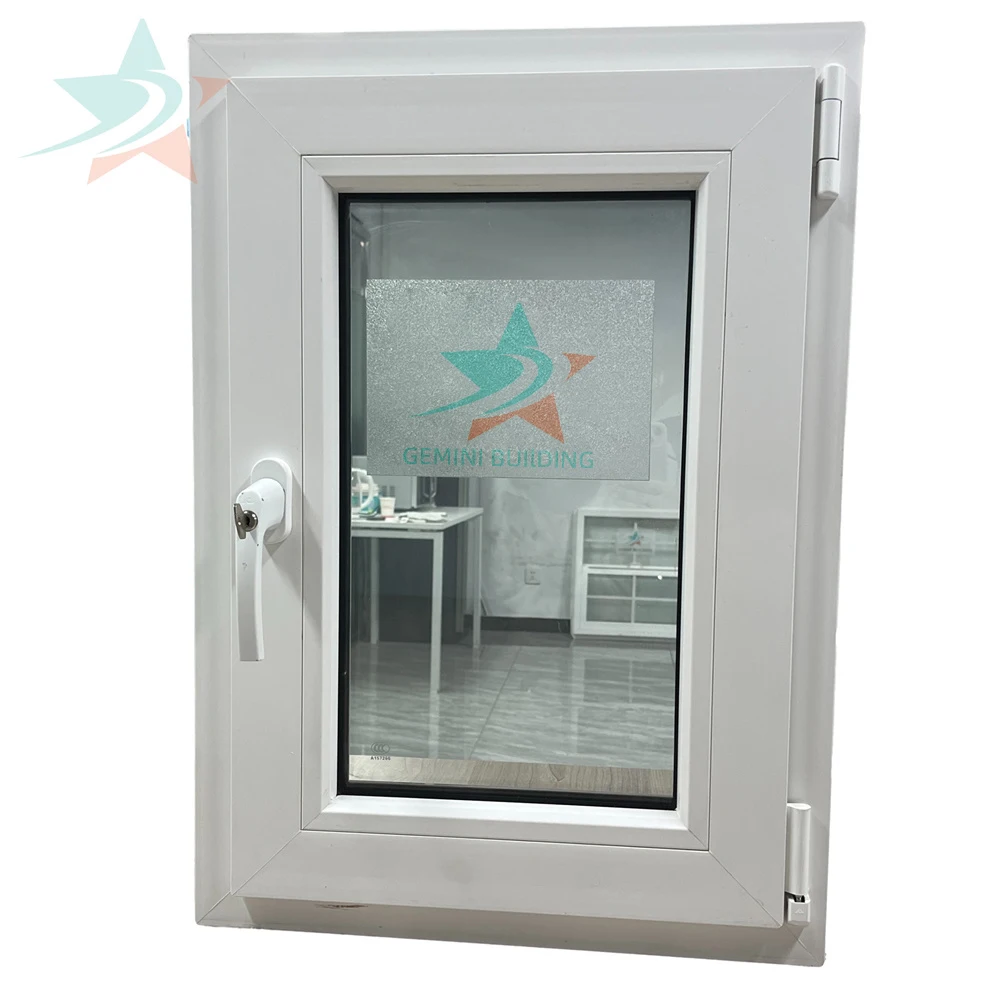 Modern popular PVC window white color UPVC sliding windows for home building