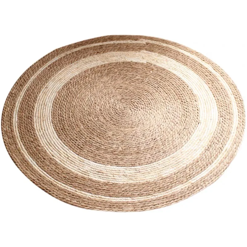 Nordic Handmade Floor Area Jute Rug Carpets and Rugs Mat Luxury Home Decorative Teppich Tapis Tappeto for Living Room