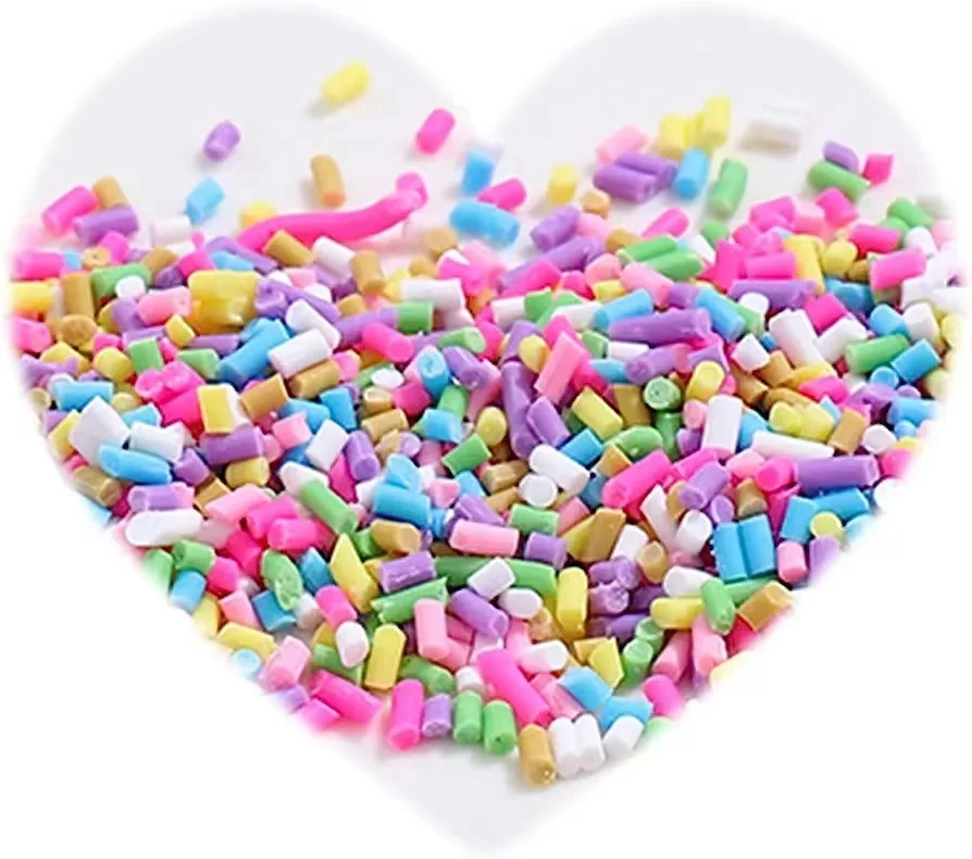 Candy Sprinkles Clay Sprinkles Nail Art Slices Polymer Sprinkles for Nail Art DIY Crafts Cake Dessert Phone Case