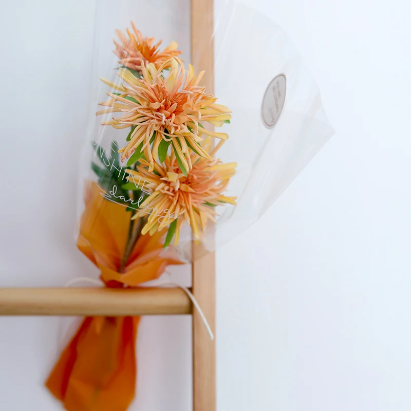 Лидер продаж недорогой Водонепроницаемый Цветочный пластиковый бумажный цветочный рукав для