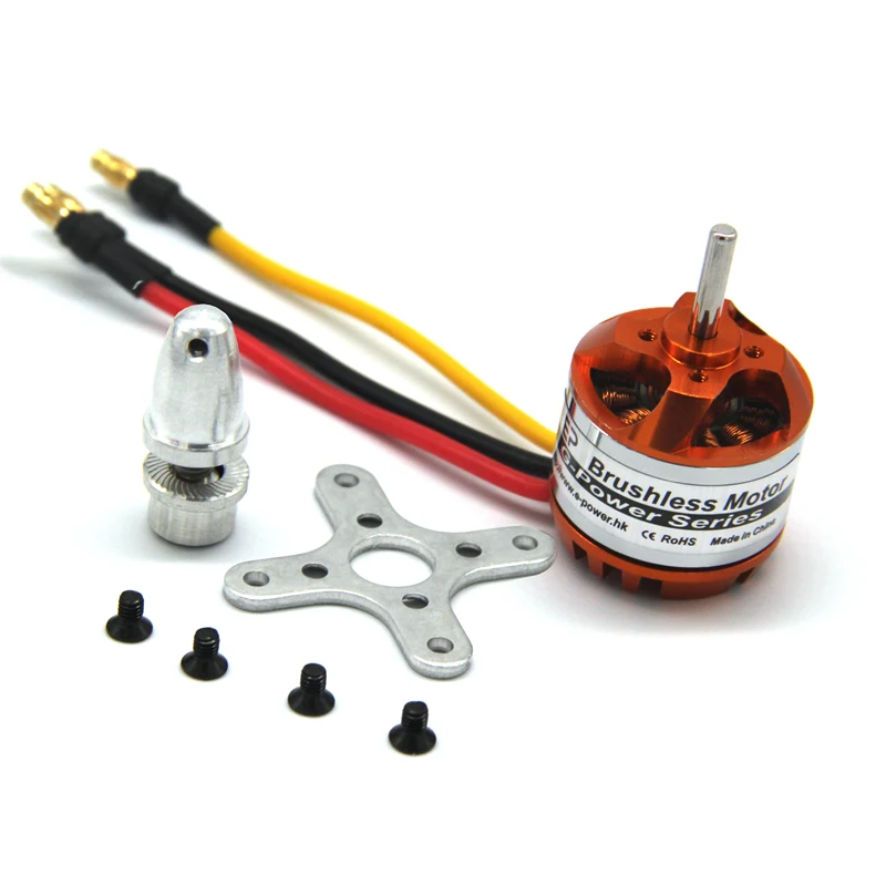 Бесщеточный двигатель E-Power 750 кВ/880 кВ 1100 кВ/1500 RC для гоночного вертолета D2836
