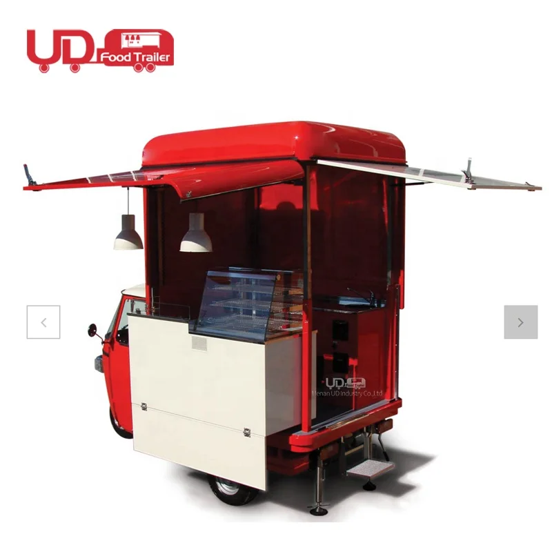 Professional Supplier Multi-function Food Truck Electric Tricycle Snack Hot Dog Stand Food Cart