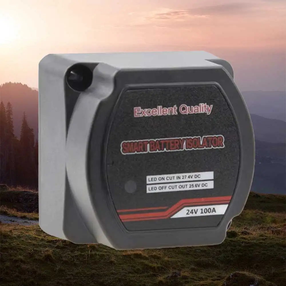 OSWELL  Isolator 12V 140 Amp with Voltage Display Smart Battery Isolator Auto & Manual Mode Voltage Sensitive Relay (VSR)