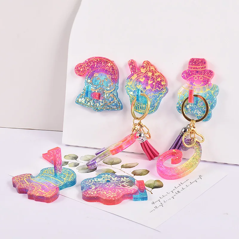 Z1389  Christmas hook Punch free clothes hook mold Non marking paste kitchen hygiene hook silicone mold