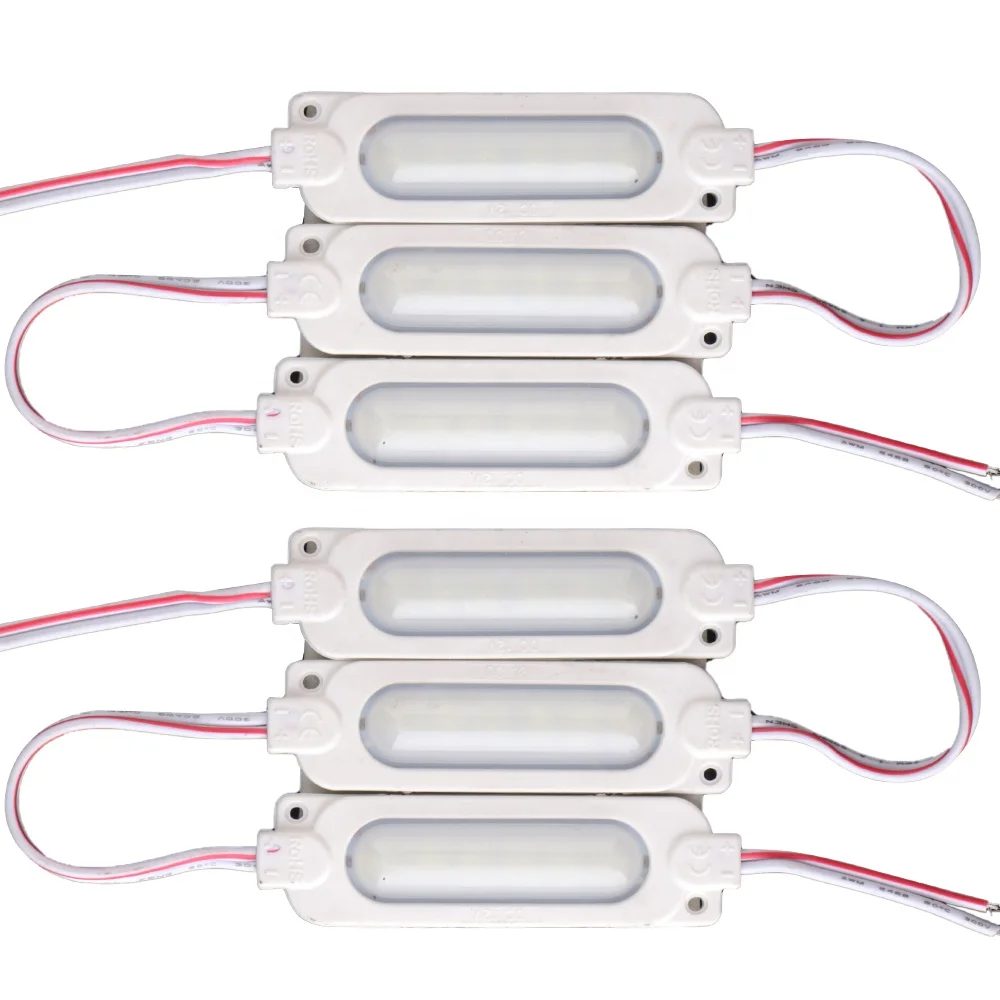 2W Storefront Window Led Injection IP65 Waterproof DC12V Led Module 6SMD 5730 Light Advertising Light Led White Warm white Red
