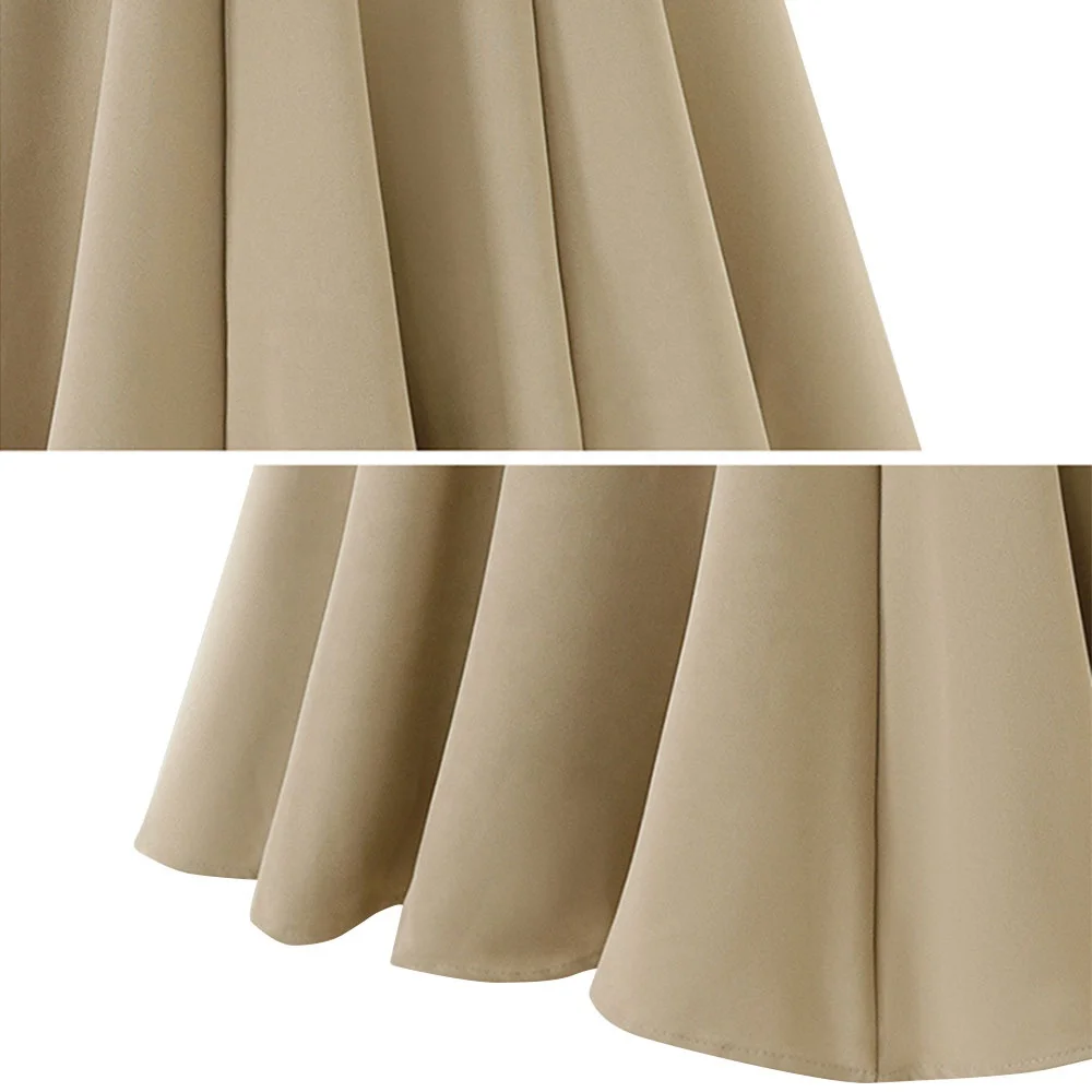 womens clothing manufacturers solid versatile pleated skirts women high waist long ladies skirt