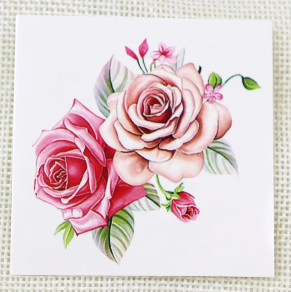 Горячая продажа водонепроницаемые моющиеся Цветочные временные тела Переводные татуировки наклейки