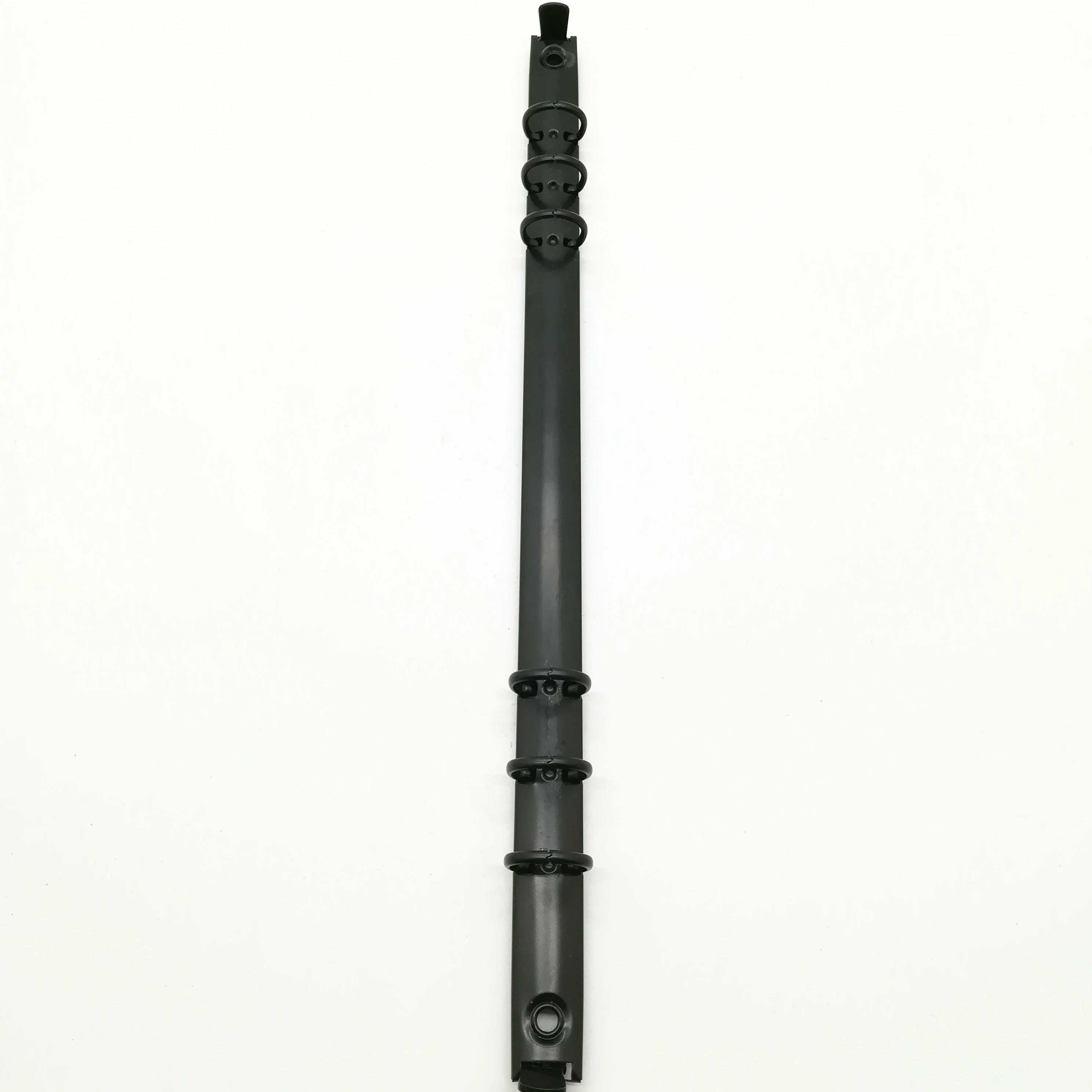 Color customizable matte black O-type 6 hole ring clip mini 15mm ring binder for A4 folder