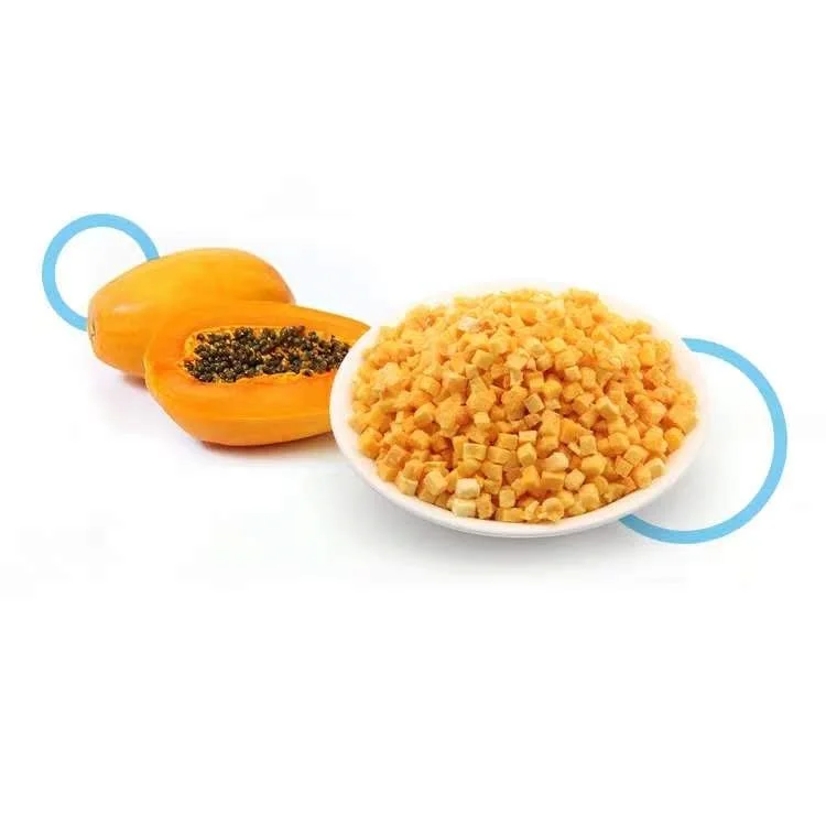 FYFD011F Hot selling 6*6*6mm FD fruit Freeze Dried papaya