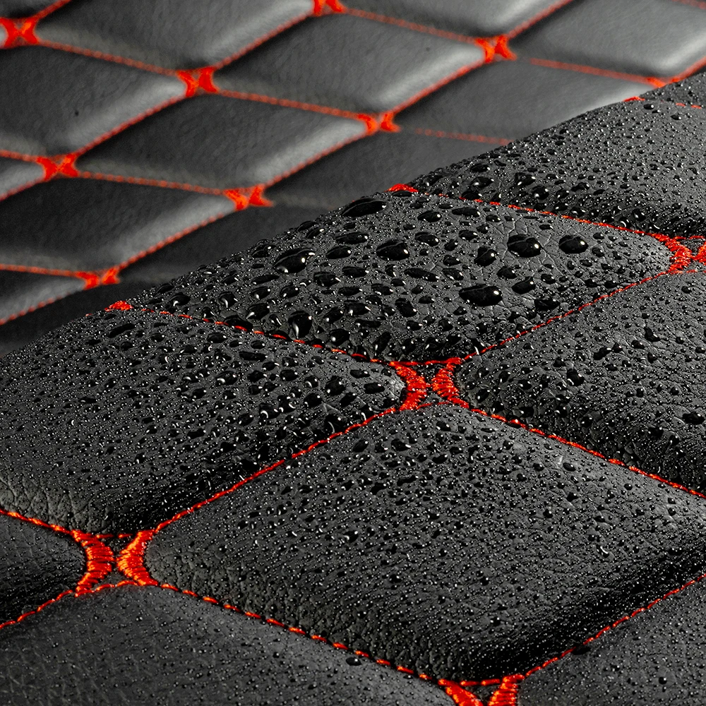 Good Quality Diamond Embroidery Pvc Vinyl Leather For Car Interior, Stain Resistant Quilted Rexine Leather For Car Floor Mats