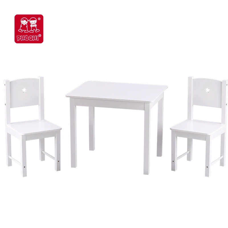 Новое поступление, детский школьный Домашний детский сад, белый деревянный детский стол со стульями