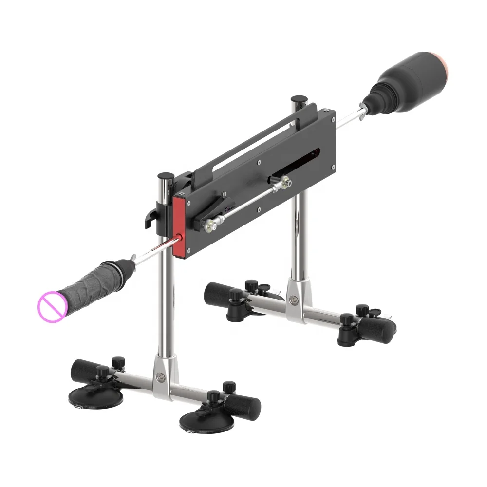 Intelligent frequency speed conversion free angle remote control Women Masturbator double head dildo sex machine gun sex toy