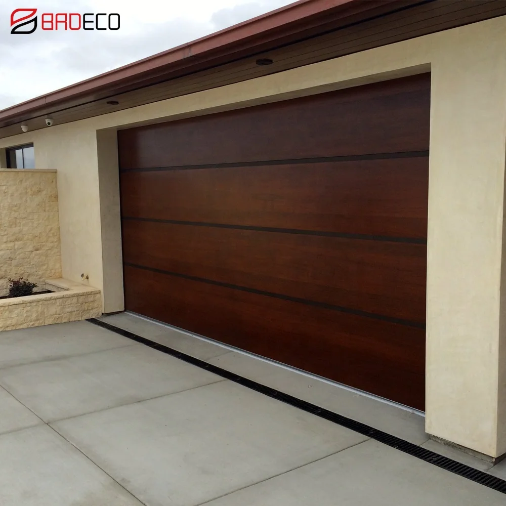 Секционная дверь гаража дистанционная Магнитная декоративная