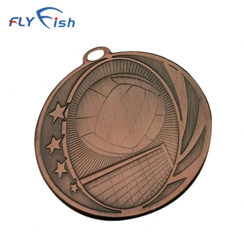 Hot Sales China Custom Metal Iron Medal For Volleyball