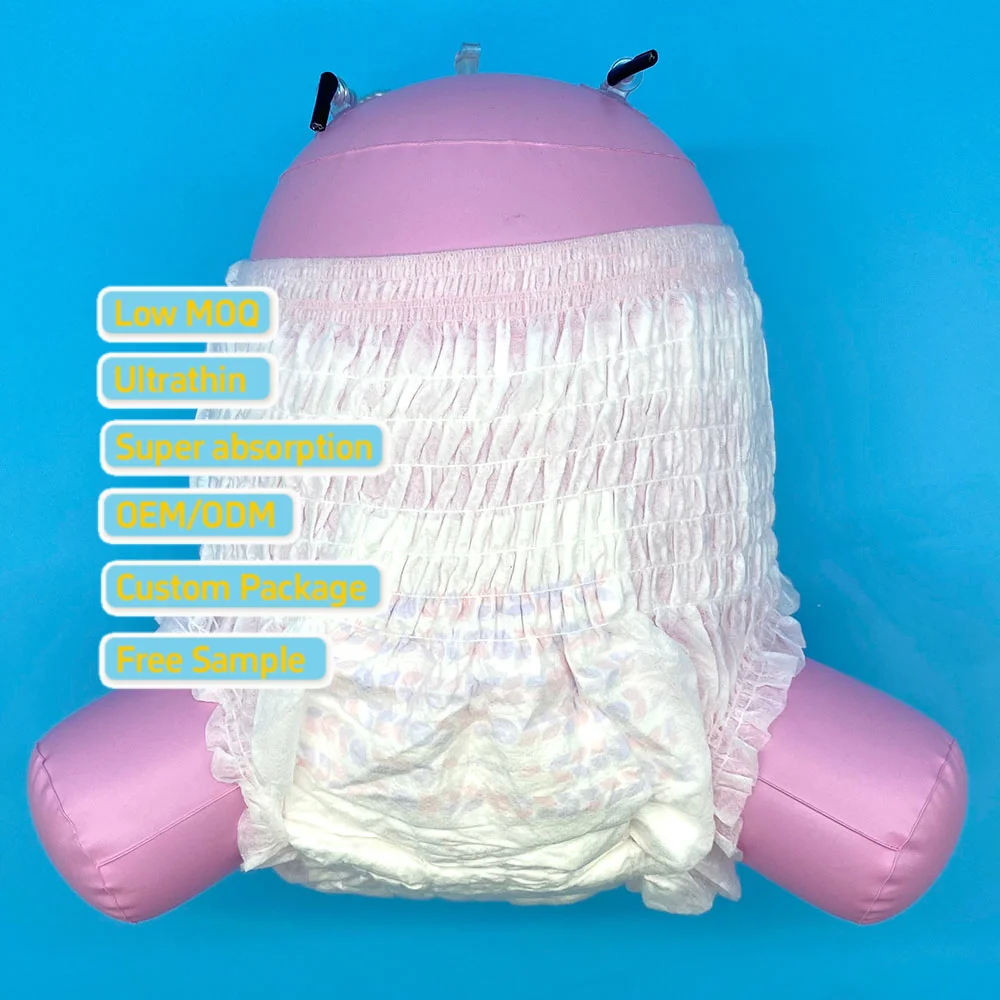 OEM Baby Pop Waist Huge Absorption Baby Pull ups Diapers Nappies Soft Baby Diapers