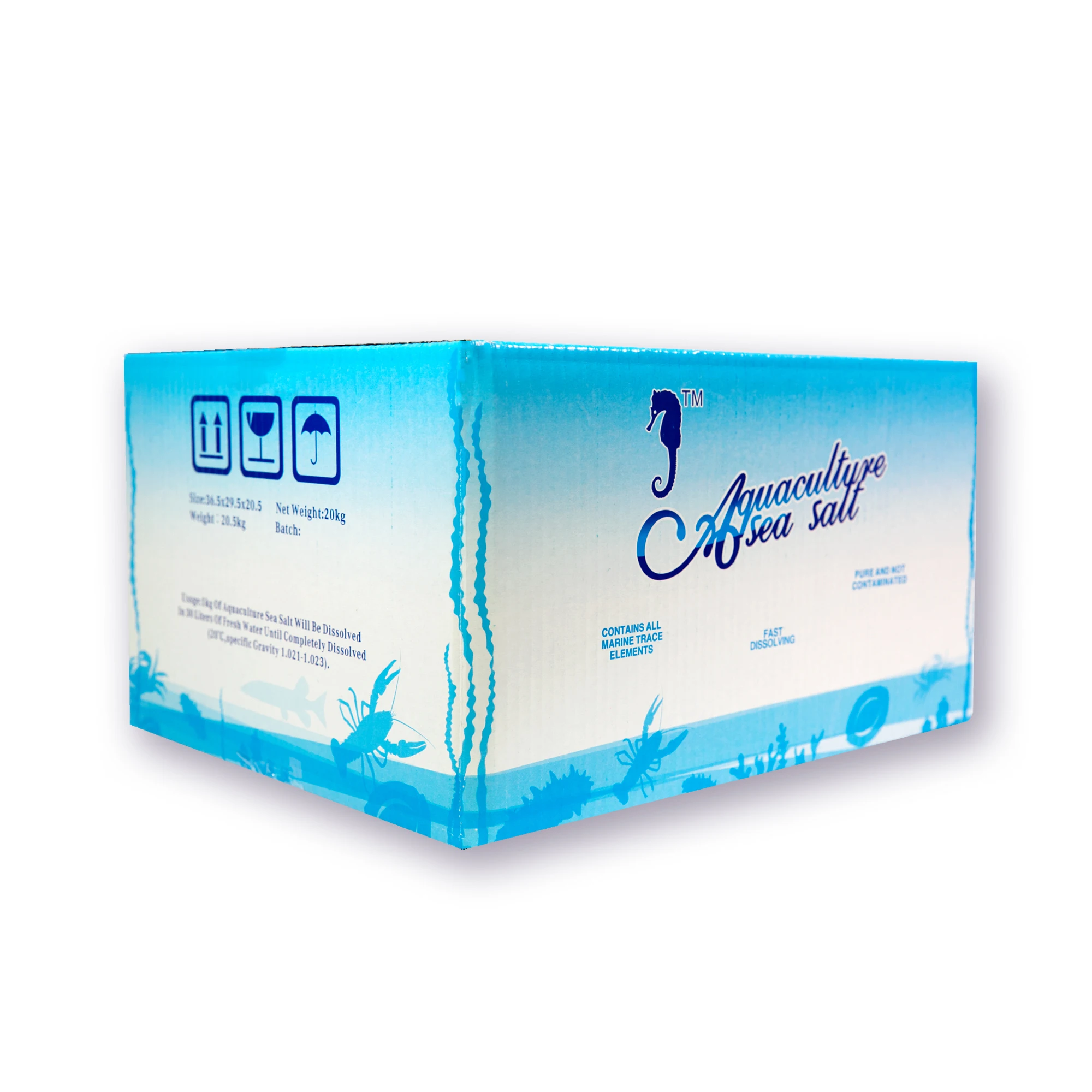 Aquaculture marine supplies mineral sea salt for breeding fish farming