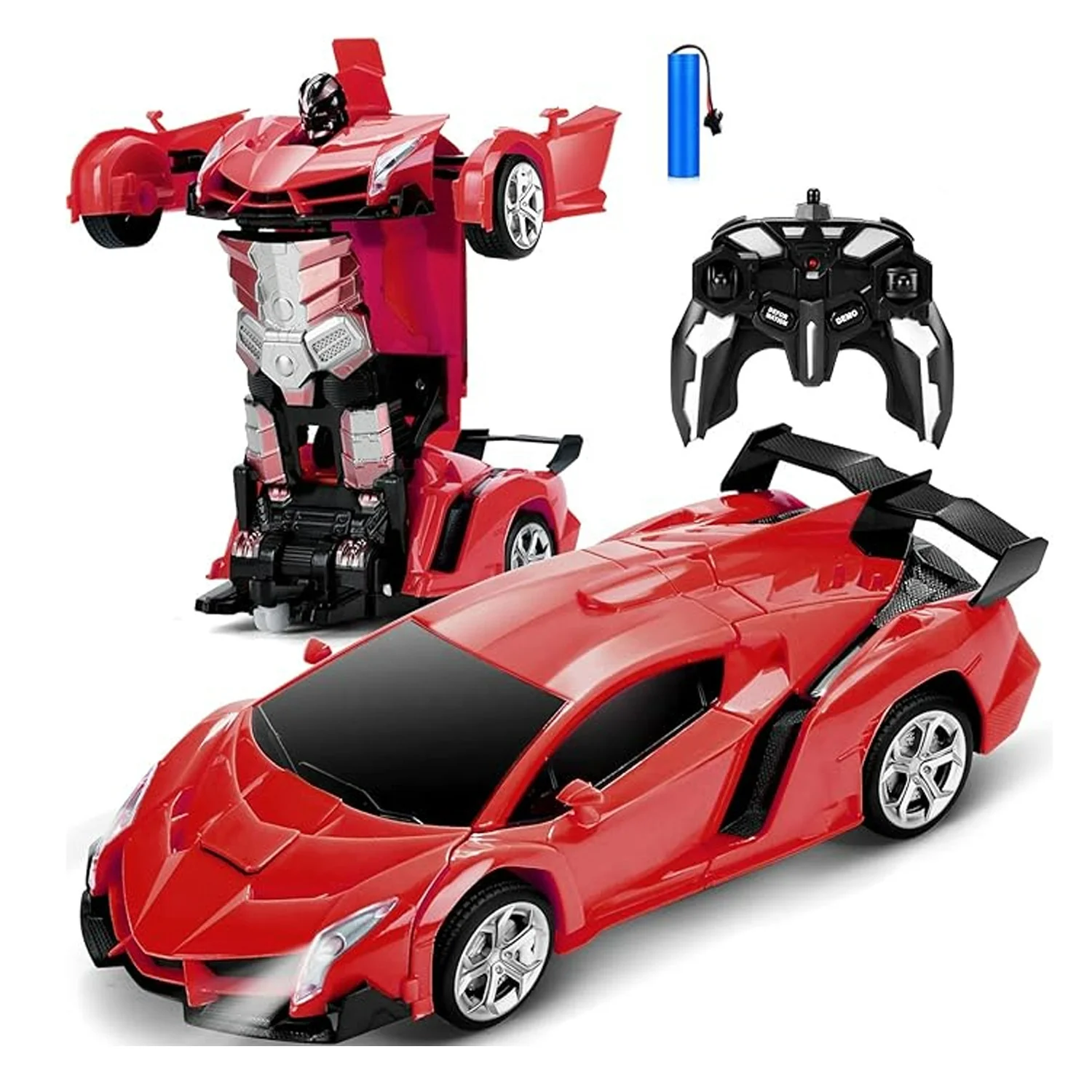 KK Best 36CM(14 Inch)Deformation RC Car Best Christmas Gift Toy; Transforming Robot Remote Control Cars New Best RC Vehicle Toy