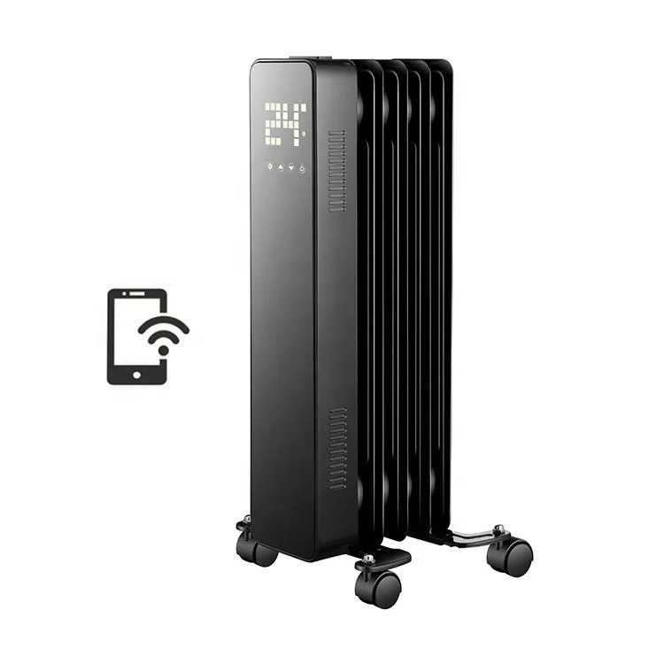 2500w 13 Fins electric heater radiator portable home oil heater with wifi APP control