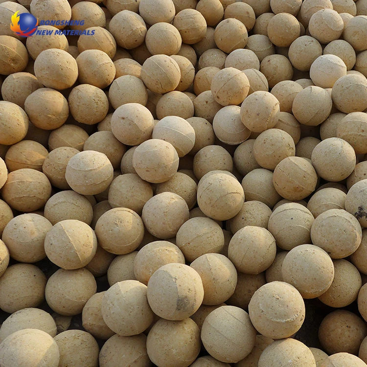 Various Sizes Low Creep Refractory Ball Mullite Refractory Ball Corundum Refractory Ball