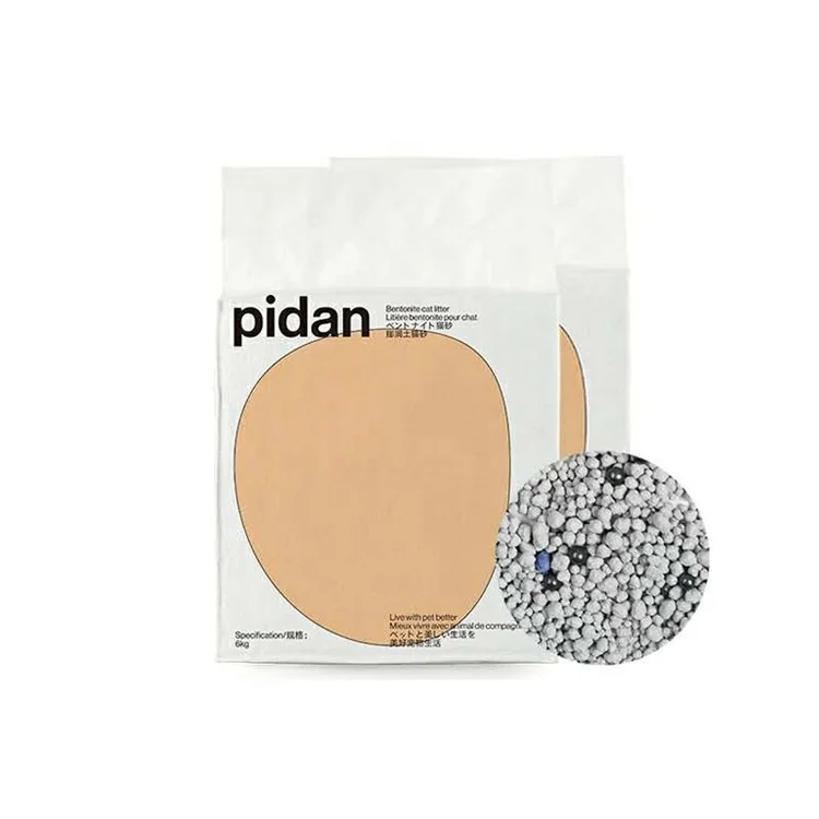 Sohpety Cheap Cassava Clumping Bamboo Silica Gel Crystals Pine Wood Bentonite Cat Sand Litter Bag