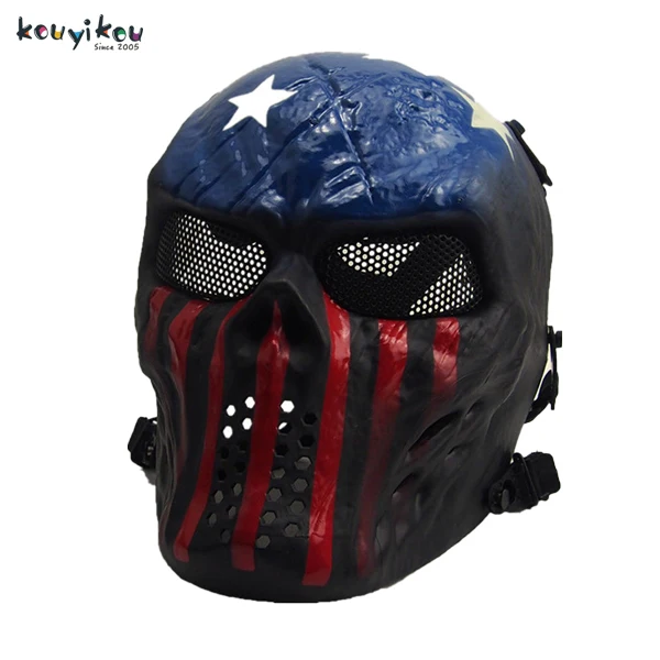 KYK Tactical face Protective Masks Hot Selling Live CS Colorful Bullet Protective Masks Wholesale of Military accessory