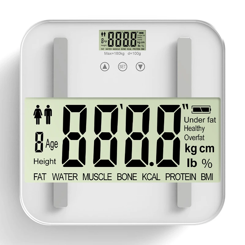 ZJ Professional New Smart Digital Scale Body Fat Measurement Muscle Percentage Original OEM Brand Personal Scale