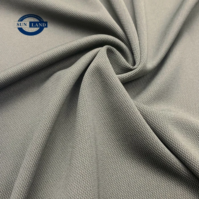 100% polyester coolmax active wear wicking and quick dry double sided knitting polo t-shirt fabric from china