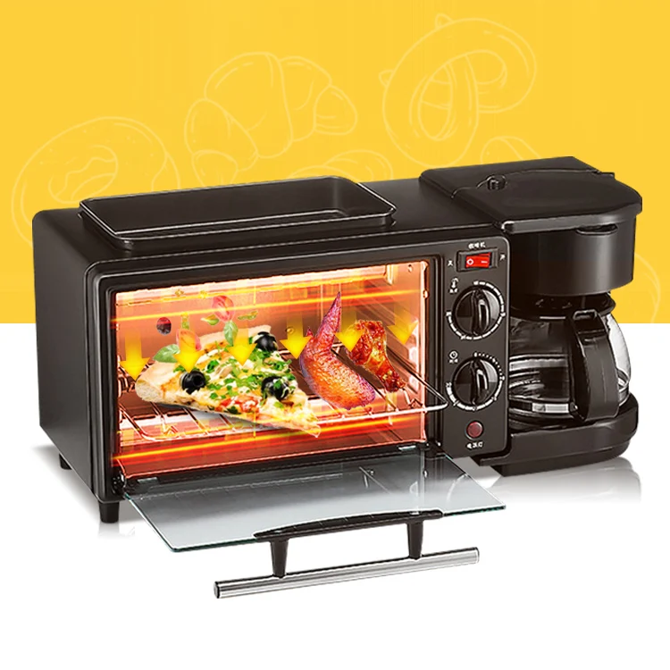 
 Китайский производитель 3 в 1, многофункциональная машина для завтрака, печи для выпечки тортов, хлеба  