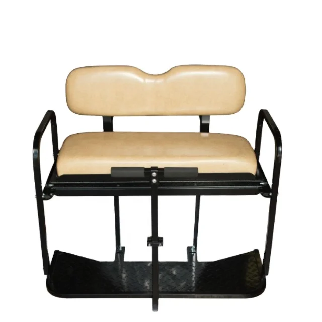 Club Car Ds Golf Cart Rear Flip Seat Kit Buff Seat Cushions