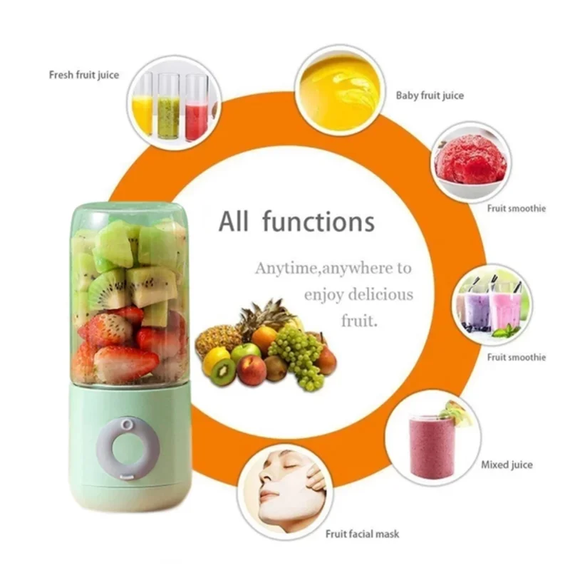2022 Portable Blender Cup Portable Juicer For Home Use Potable Blender Mini Juicer Blender