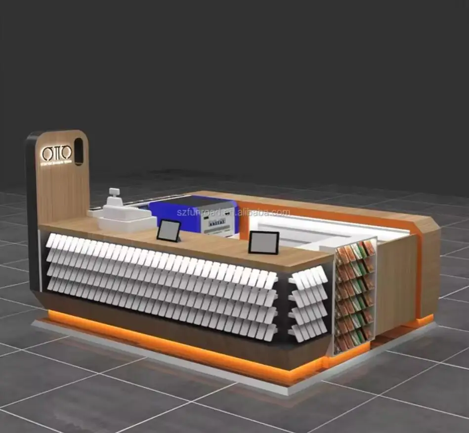 Funroad phone accessories mobile shop names kiosk design stores for cell