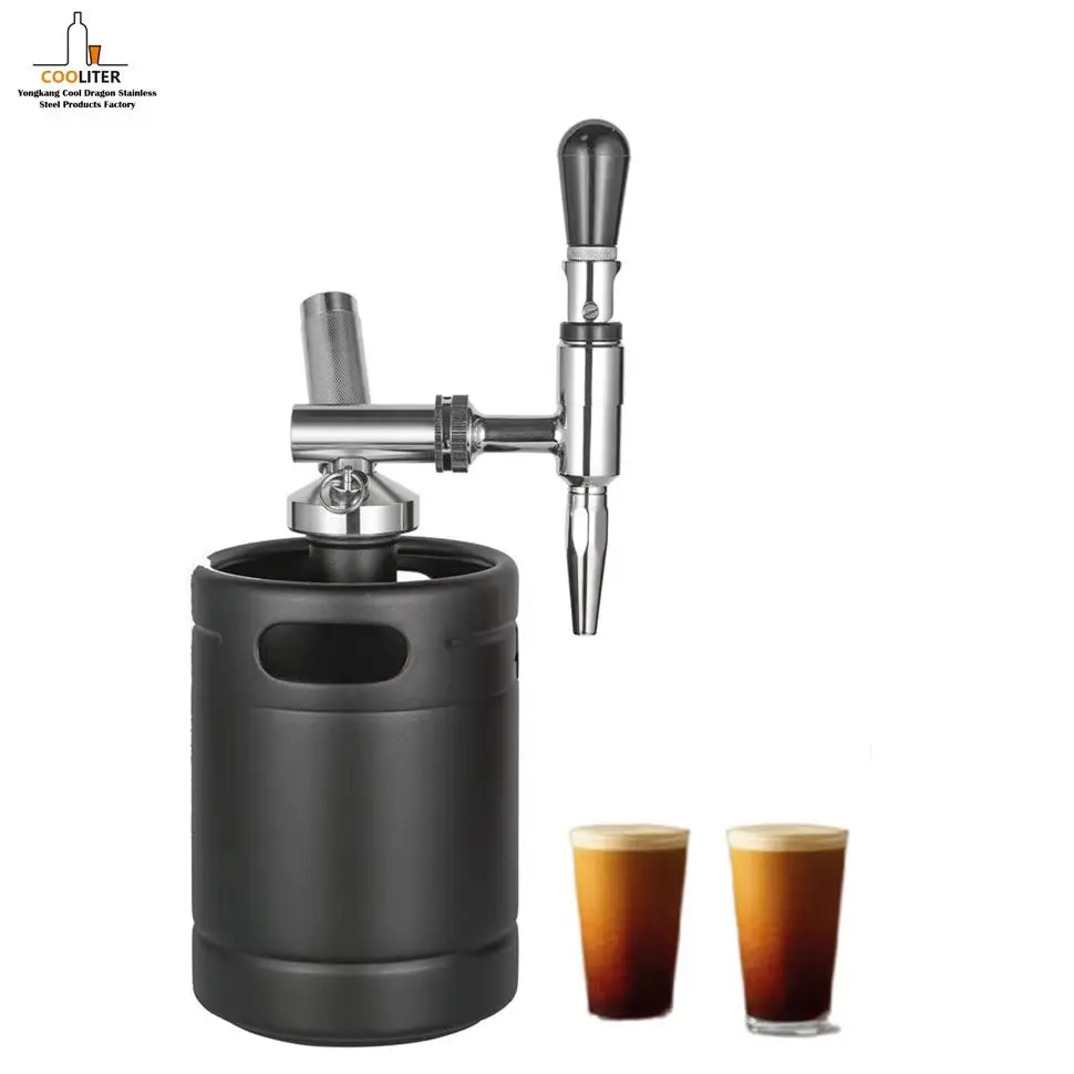 Factory 2L Home Brewing Mini Keg Stainless Steel Nitro Cold Brew Coffee Maker