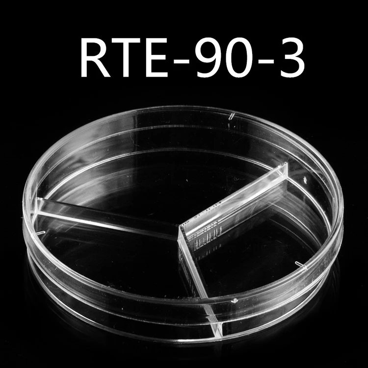 Disposable 90*15mm Lab Sterile Plastic Petri Dish