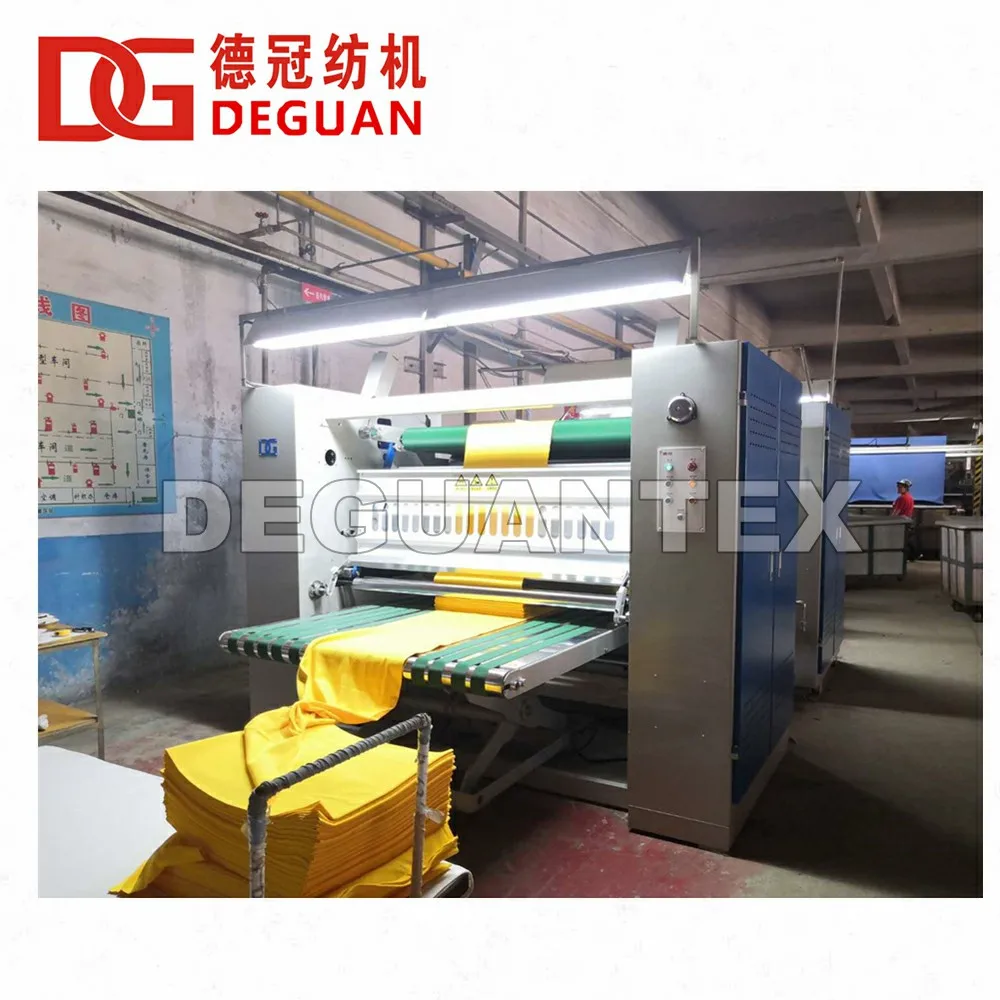 Deguan Textile Tubular  Compactor & Precision Folder is used for cotton and blended  tubular fabric