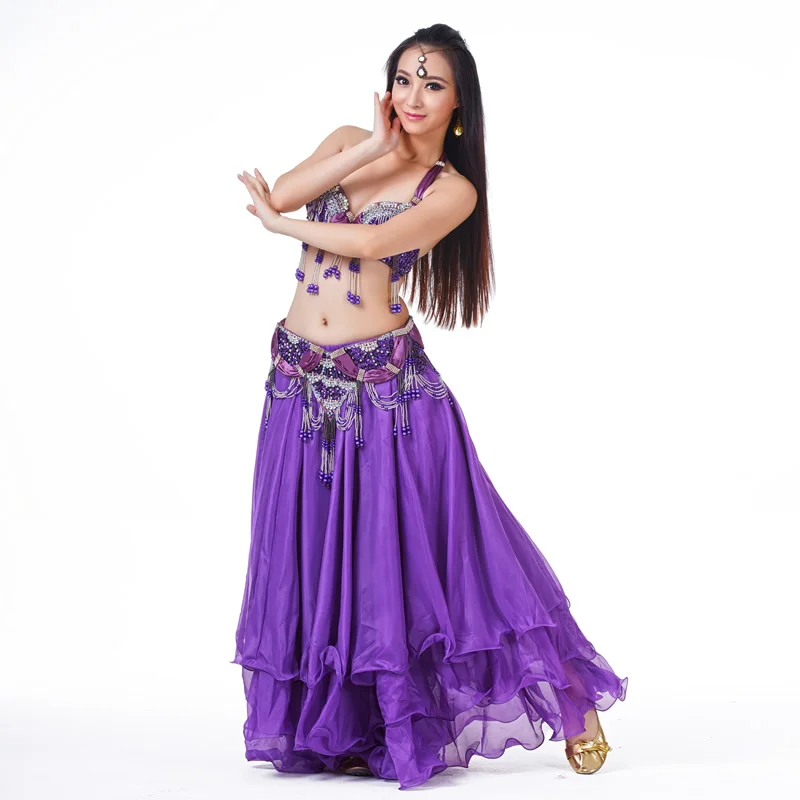 Professional Belly Dance Performance Costume with Skirt BellyQueen