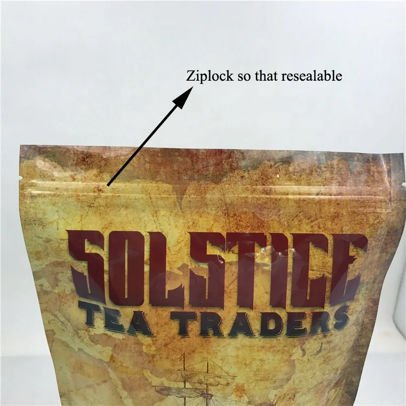  Ziplock запах доказательство пользовательские майлар печатных алюминиевой фольги герметичный встать