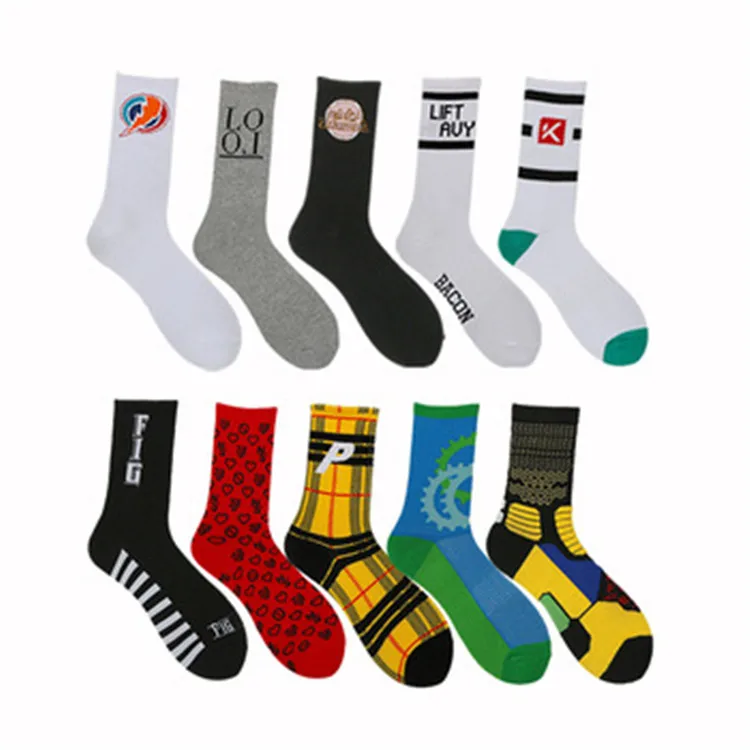 Custom logo anti-bacterial anti-foul men basketball socks and cheap sporty breathable 100% cotton man socks
