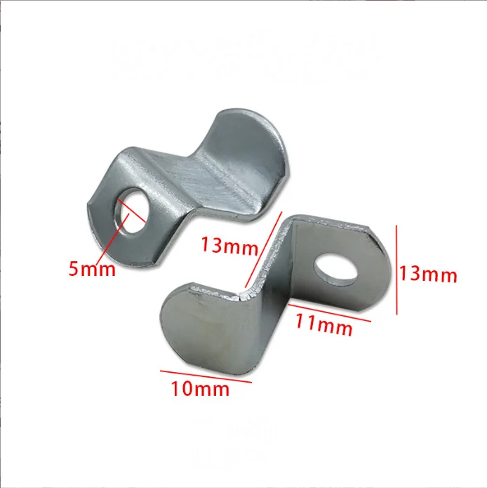 Z Shape Picture Frames Mirror hanging heavy duty nickel plated 2 hole Offset Mirror Spring Clips