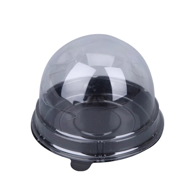
Individual Custom Oem Mini Small PP Clear Cupcake Carrier Container Plastic Transparent Cake Box 