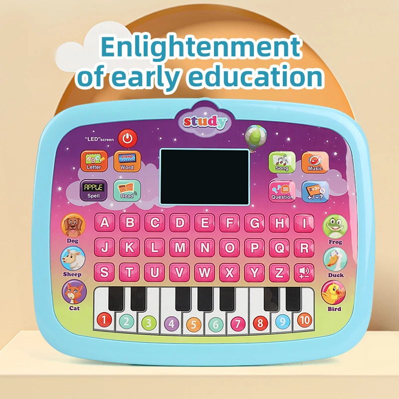 Pre-school Mini Children Educational Kids study Machine Toy Laptops Learning Machine With Keyboard