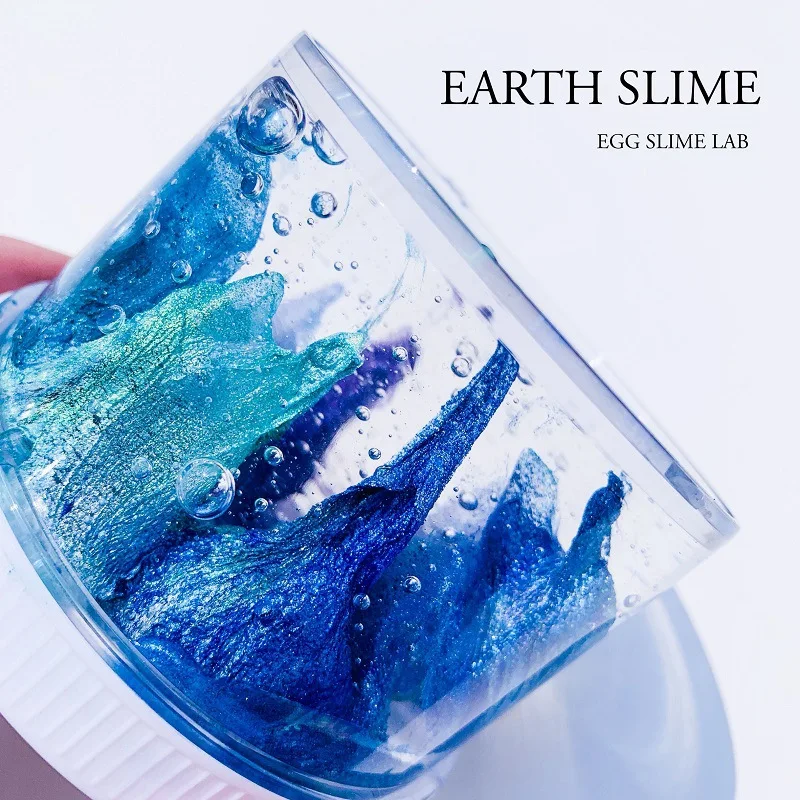 Thanos feeling Mountains rivers and lakes super-large foaming glue egg slime slime slime kit relief stress fairy girl heart