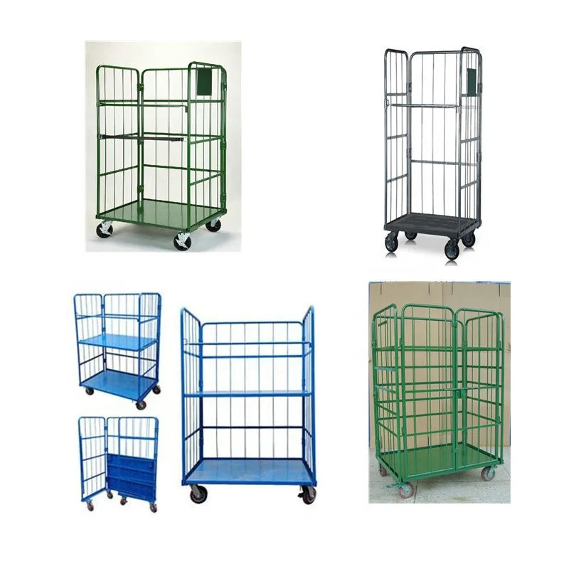 Высокое качество по индивидуальному заказу стальной проволоки сетки в рулонах из стеклянного волокна с клетью для склада sotrage транспорт