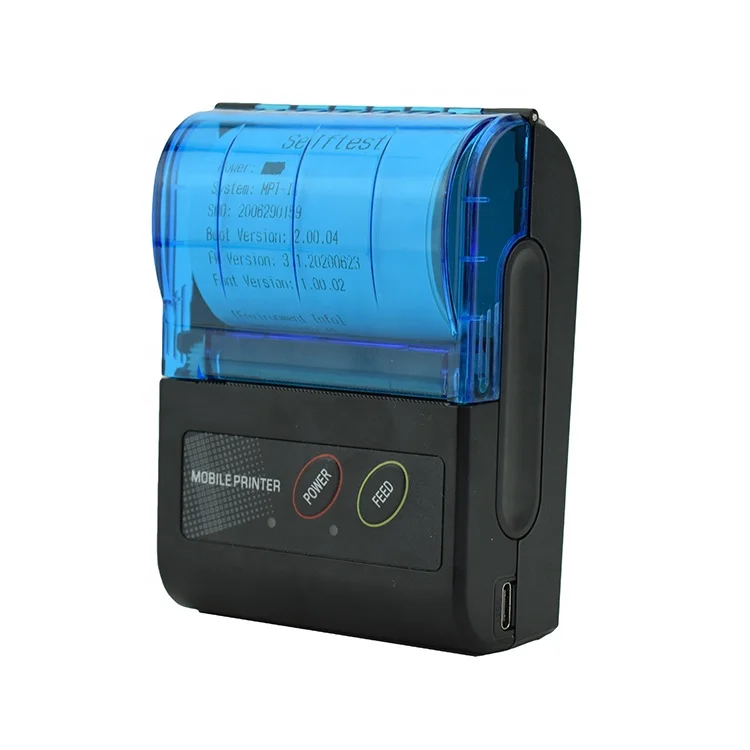 Mobile Printer 58mm Mini Blue tooth Thermal Receipt Android/IOS Portable Printer
