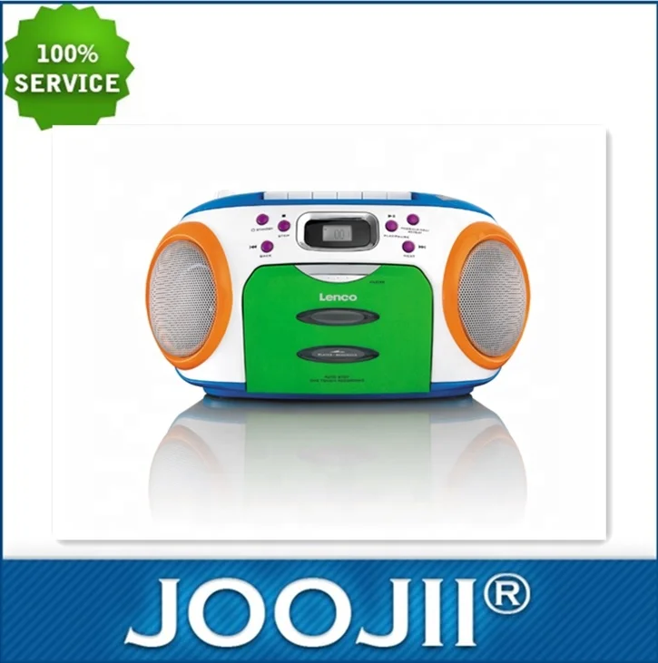 Portable stereo FM radio with CD-Placyer and Cassette