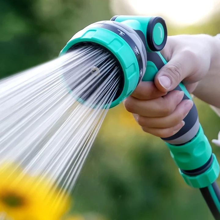 Andeca High Premium Quality Adjustable Thumb Shower Sprinkler Gun Garden Quick Connector Nozzle Gun Sprayer