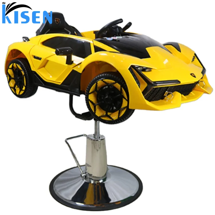Wholesale Price Children Barber Chairs Portable Salon Used Hairdressing Motors Kids Cars Cutting Chairs with steering wheel