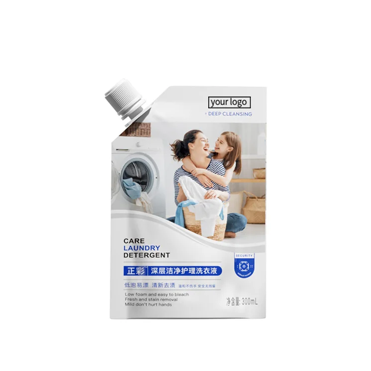OEM Factory Outlet Washing liquid pleasant smell Efficient Remove stains Laundry Detergent In Sachet