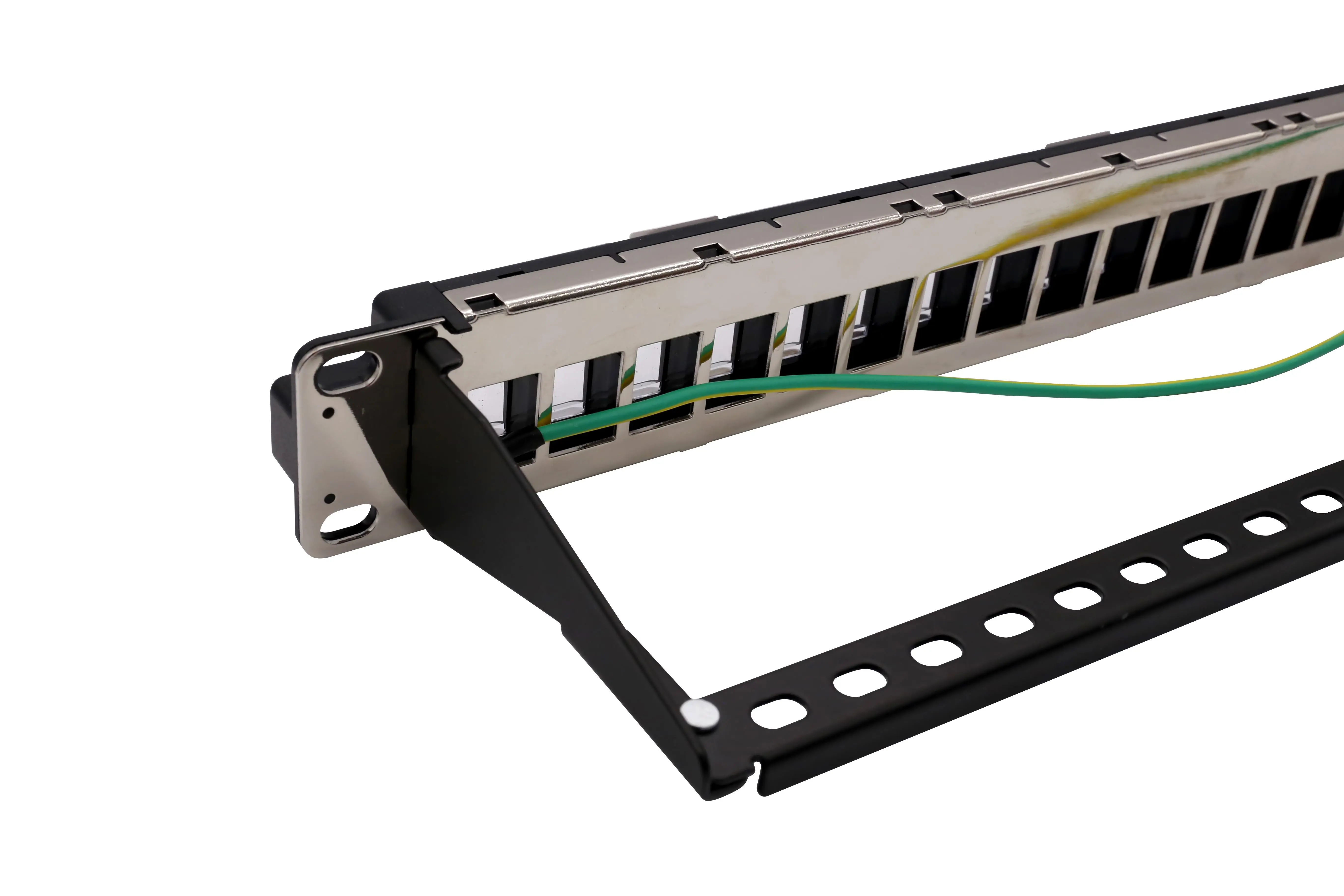  24 порта RJ45 патч-панель с домкратом и